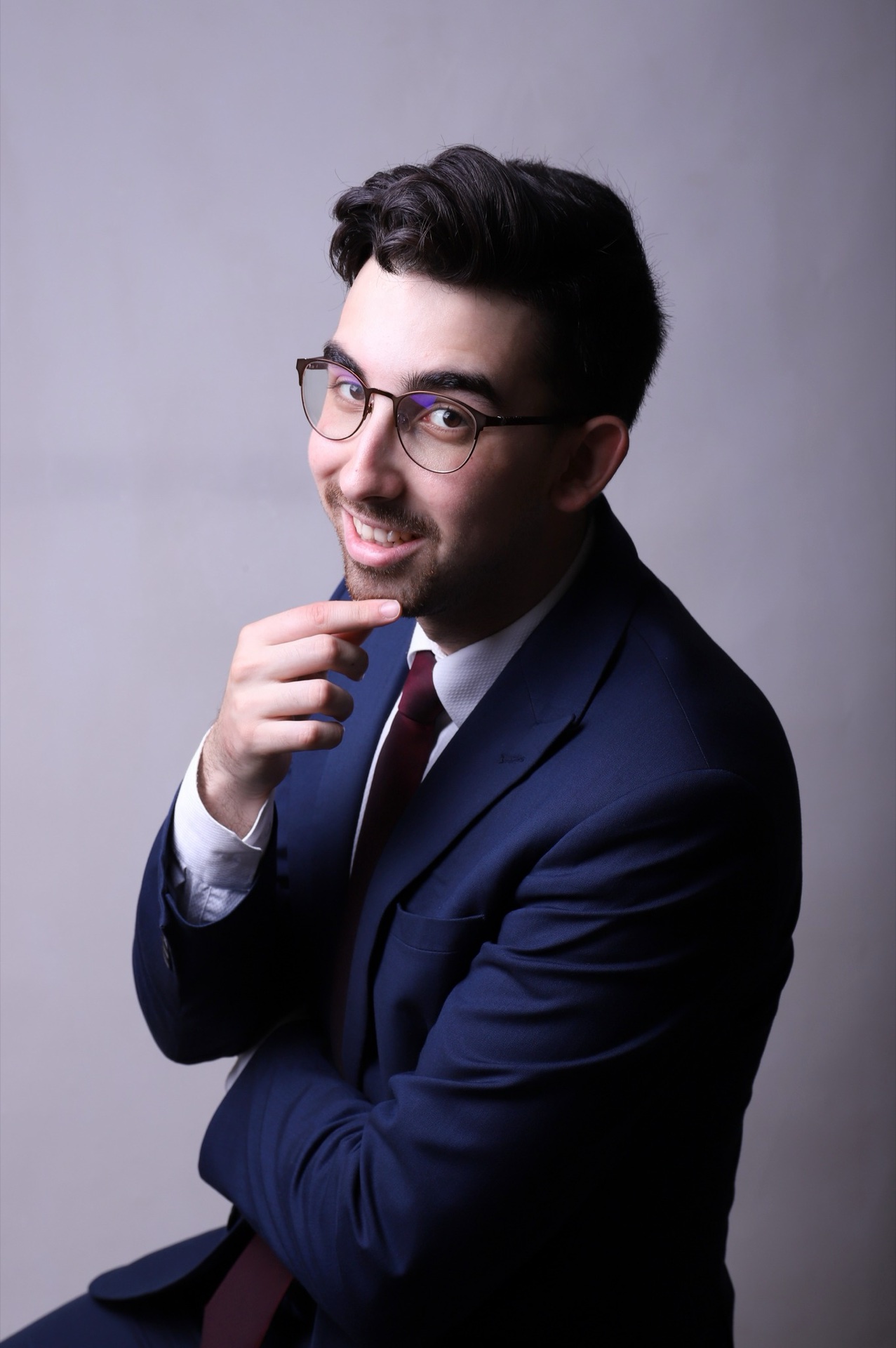 Business portrét — muž v obleku